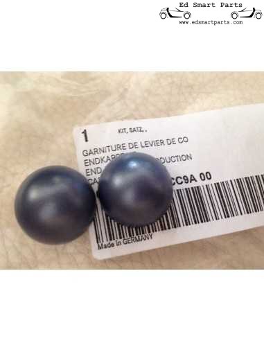 Smart Coloured Stalk Endkappen (Paar) blau grau SAMOA