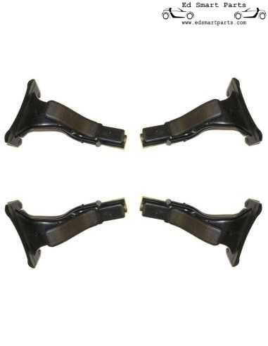 Arcos de deslizamento de teto Smart Roadster (conjunto de 4) versão melhorada