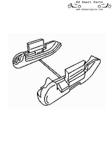 Supports de rangement sur le toit du Smart Roadster Hardtop