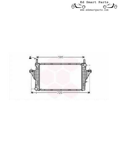 Radiateur Smart Roadster 452
