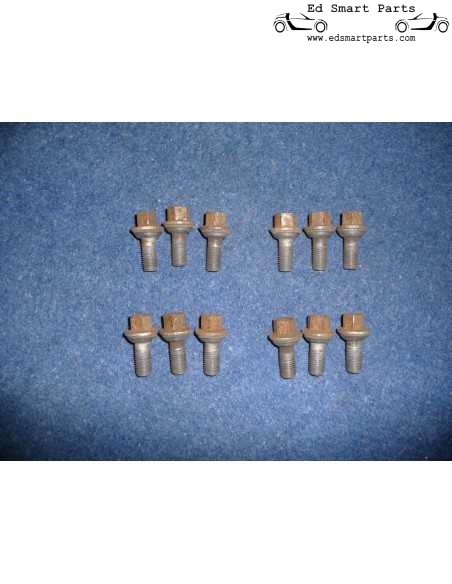 Set di 12 bulloni per ruote Smart Roadster OEM SMART