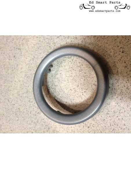 Smart Roadster Dashboard Pod Trim Rings (paar) zilvergrijs