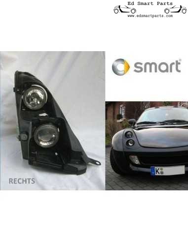 Unidad de faros delanteros Smart Roadster 452 lado derecho