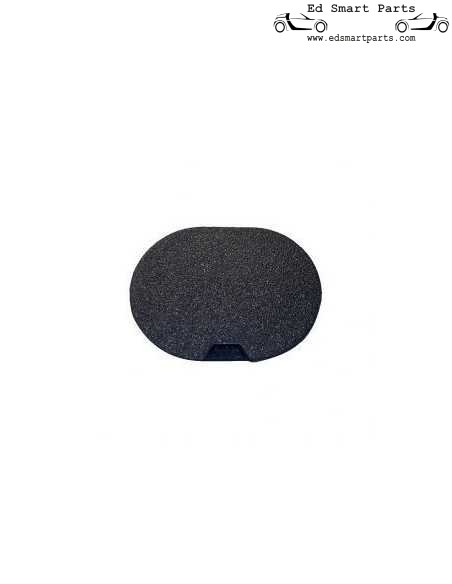 Cubierta de anilla de remolque para Smart Roadster, color negro
