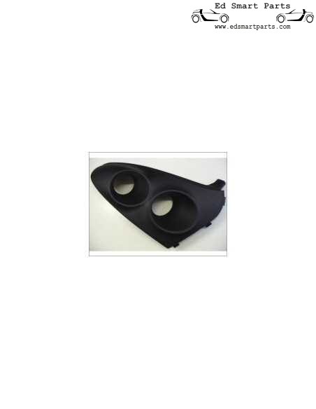 Smart Roadster headlight surround right cover in black
