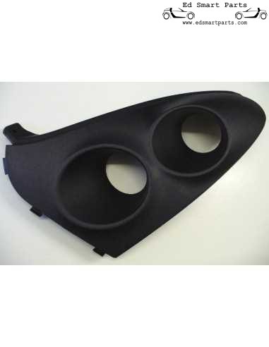 Entourage de phare gauche noir Smart Roadster