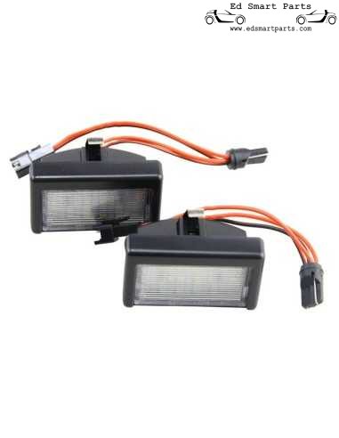 Conjunto de luzes de placa de LED Smart Roadster 452 sem erros 6000k
