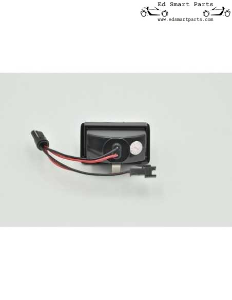 Kit d'éclairage de plaque d'immatriculation à LED Smart Roadster 452 sans erreur 6000k