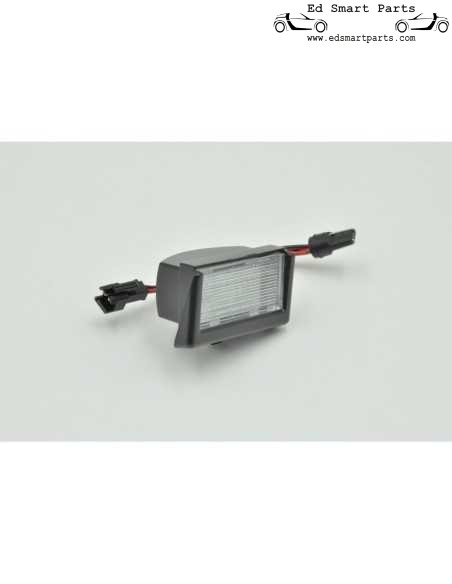 Smart Roadster 452 LED set luci targa senza errori 6000k