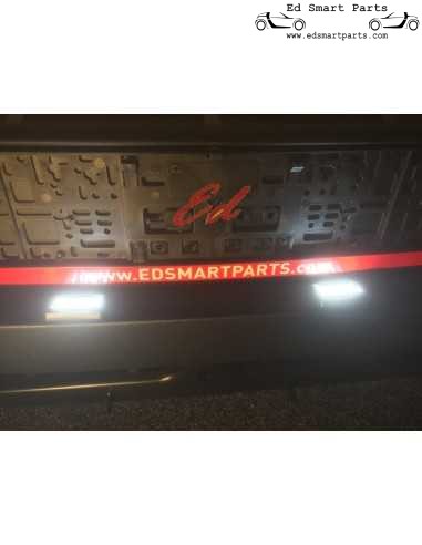 Smart Roadster 452 LED set luci targa senza errori 6000k