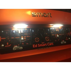 Conjunto de luzes de matrícula LED Smart Fortwo 453 sem erros 6000k
