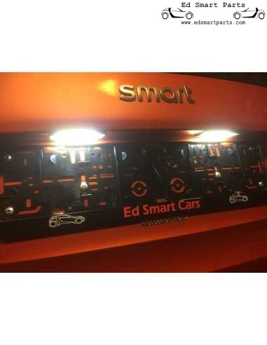 Smart Fortwo 453 set luci targa a LED senza errori 6000k