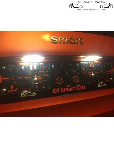 Smart Fortwo 453 set luci targa a LED senza errori 6000k