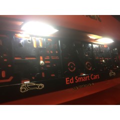 Conjunto de luzes de matrícula LED Smart Fortwo 453 sem erros 6000k 2