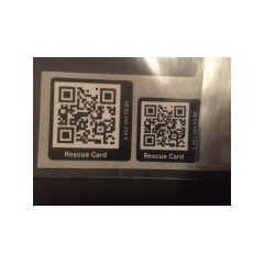 QR-Code Rettungsaufkleber Smart Roadster Coupé 452