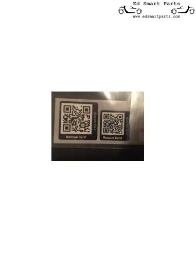 QR-code reddingssticker smart roadster coupé 452