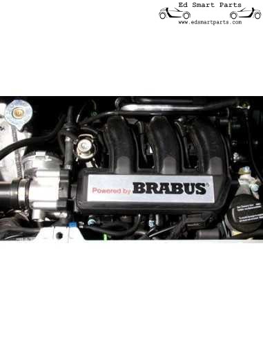 "Powered by Brabus" - Motordekorplatte - für fortwo 450 & roadster 452