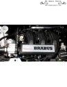 "Powered by Brabus" - motordecoratieplaat - voor fortwo 450 & roadster 452