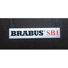 Plaque décorative moteur Brabus "Brabus SB1" - pour fortwo 450 & roadster 452