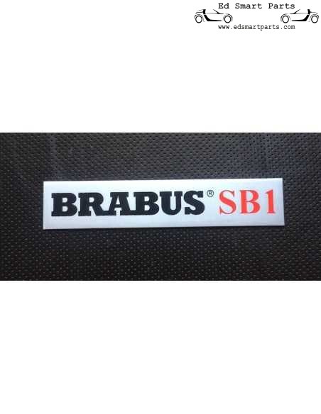 Placa de decoração do motor Brabus "Brabus SB1" - para fortwo 450 e roadster 452