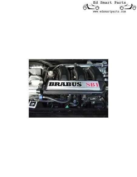 Placa de decoração do motor Brabus "Brabus SB1" - para fortwo 450 e roadster 452