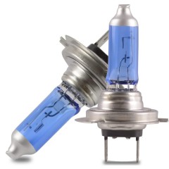 2x H7 Lâmpada de Xenon Halogênio Super Brilhante Branco Quente 12v 55W