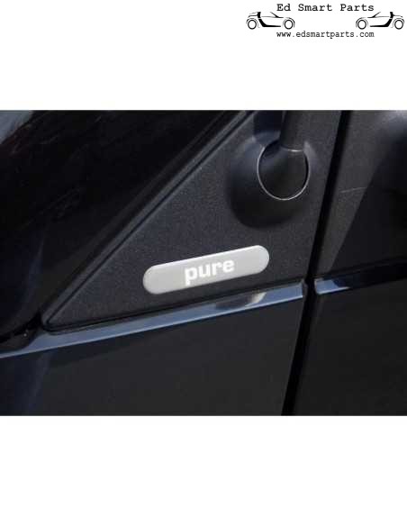 Smart Pure Externe Sticker Logo Naamplaatje
