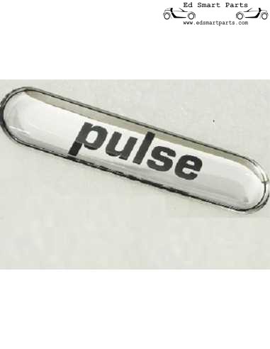Etiqueta adhesiva externa con logotipo y placa de identificación Smart Pulse