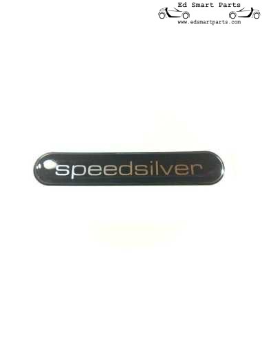 Smart Roadster Speed Zilveren Extern Sticker Logo