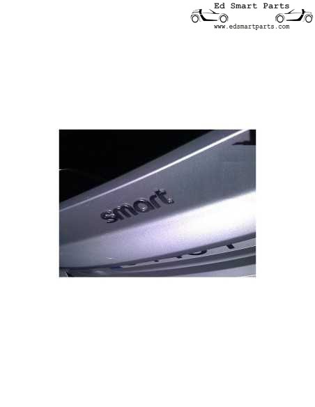 Emblème de couvercle de coffre de voiture Smart Logo authentique neuf et authentique pour hayon arrière