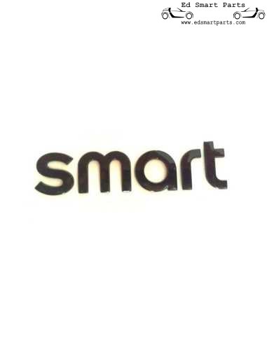New Genuine Smart Car Trunk Lid Emblem Rear Hatch Black