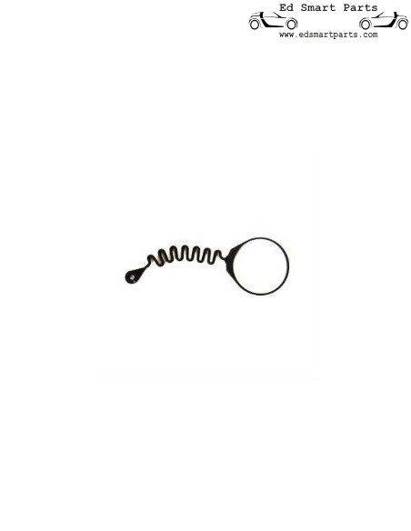Originele smart fortwo 450 & roadster 452 brandstofvuldop schroefdop bevestigingsband