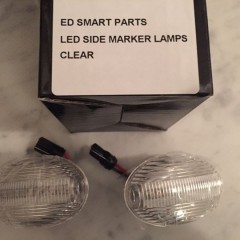 New Smart Roadster 452 or ForTwo 450 LED side repeater indicator pair smoke or clear lens dynamic or standard 2
