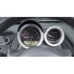 Smart Roadster Brabus tacho speedo cover black leather 2
