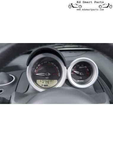 Smart Roadster Brabus Tachoabdeckung schwarzes Leder