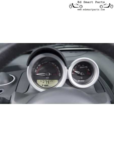 Smart Roadster Brabus Tachoabdeckung schwarzes Leder