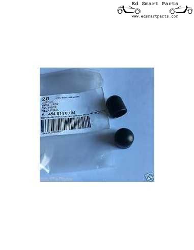 2 Endcaps para Smart Fortwo 450 barra de fixação para bolsa de armazenamento de bagagem e/ou tampa do compartimento de bagagem