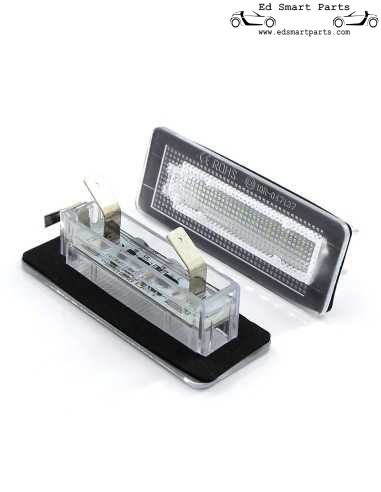 Smart Fortwo 451 LED kentekenplaatverlichting set zonder fouten 6000k
