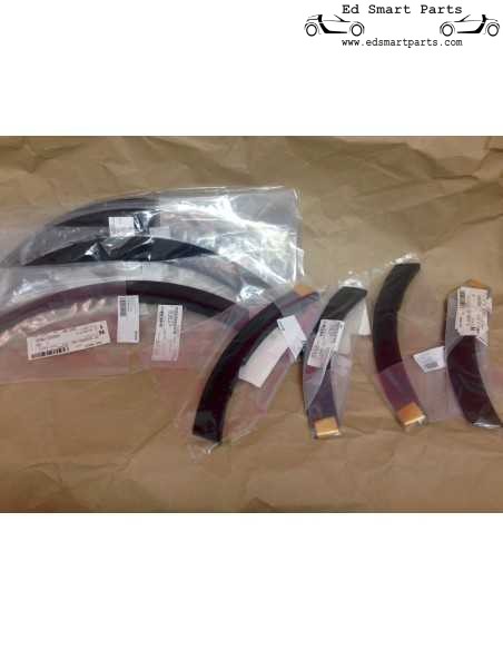 Full set Wheel Arch Guard Protectors for fortwo 453 or forfour 453