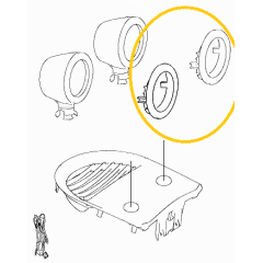 Anillos embellecedores para el salpicadero del Smart Roadster (par) con aspecto de carbono Brabus 2