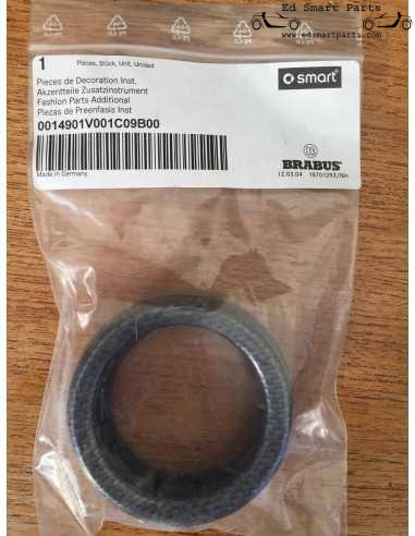 Smart Roadster Armaturenbrett-Zierringe (Paar) Brabus Carbon-Look