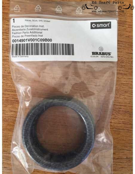 Smart Roadster Armaturenbrett-Zierringe (Paar) Brabus Carbon-Look
