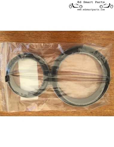 Smart Roadster Dashboard Front Ring Instrument Cluster speedo Brabus aluminium matt anodised