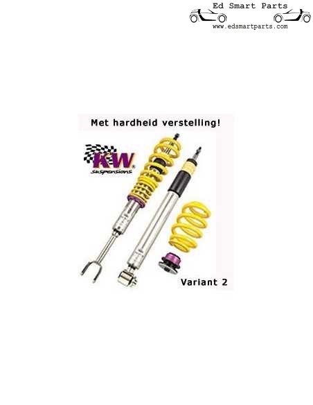KW Coilover Variante 2 Inox per tutti i modelli Smart Roadster (452) - kit completo