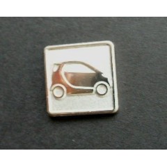 Smartware Smart ForTwo pin silver colour