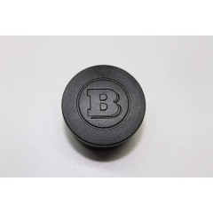 Brabus black wheel bolt covers set of 16 suitable for Smart fortwo and forfour 453 wheels 2