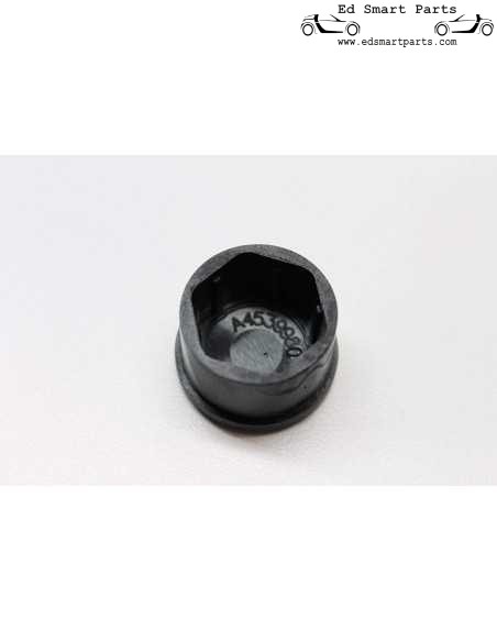 Lot de 16 cache-boulons de roue noirs Brabus adaptés aux roues Smart fortwo et forfour 453