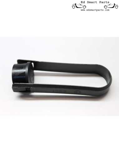 Lot de 16 cache-boulons de roue noirs Brabus adaptés aux roues Smart fortwo et forfour 453
