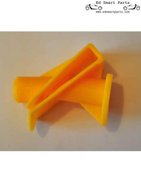 Clip de plástico amarillo para bandeja inferior del Smart Fortwo 450 451 original