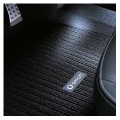Tapetes OEM originais com nervuras, conjunto de 2 - Smart fortwo 451